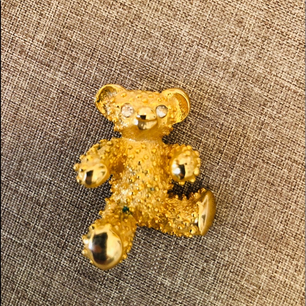 Vintage AAI Teddy Bear Brooch/Pin